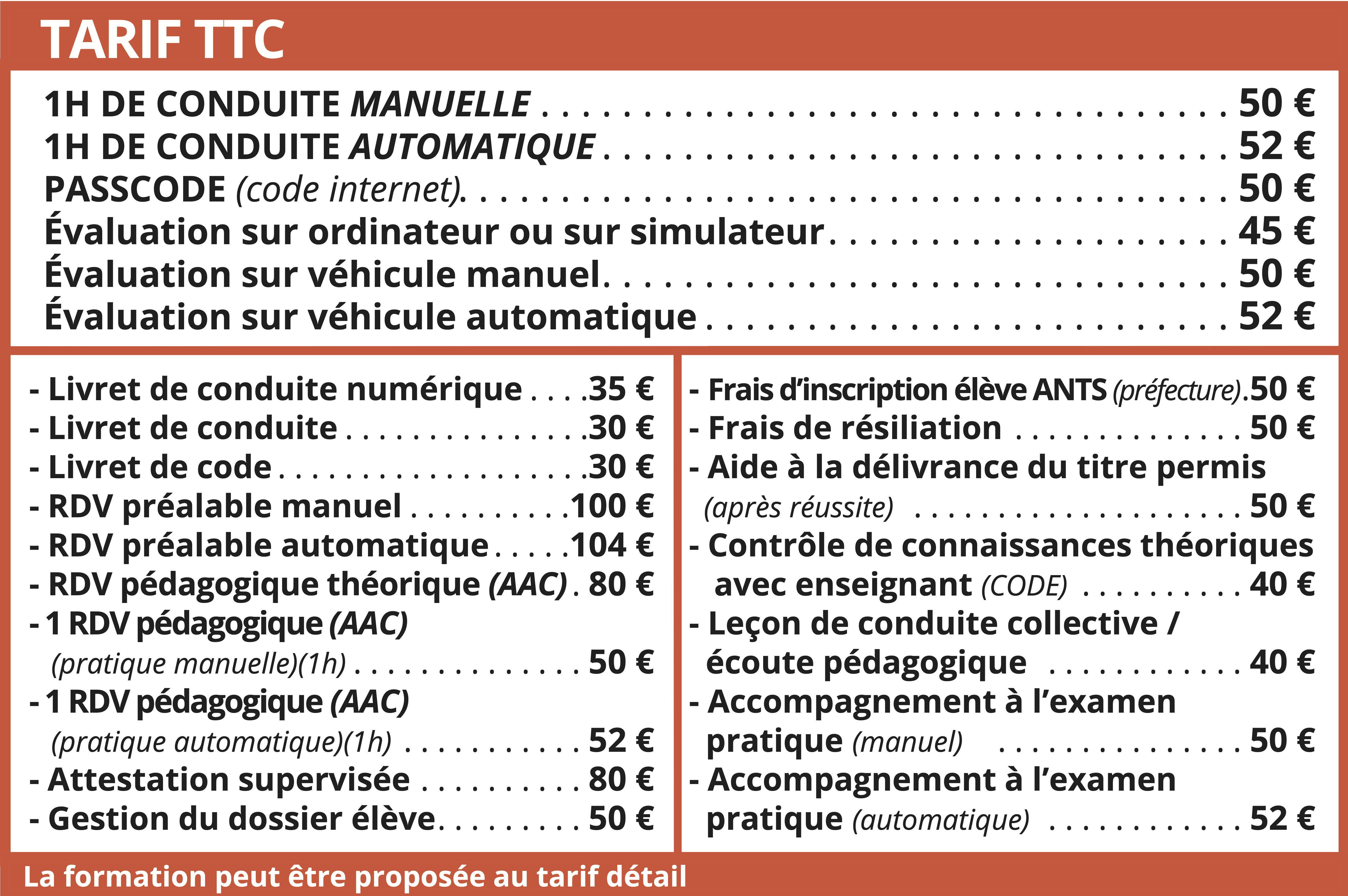 Conduite supervisé  Auto école Le Feu Vert